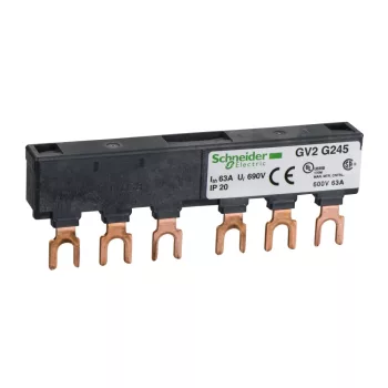   Schneider Electric GV2G245 Fésűssín, 2db 45mm-es leágazás