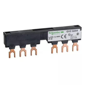  Schneider Electric GV2G254 Fésűssín, 2db 54 mm -es leágazás
