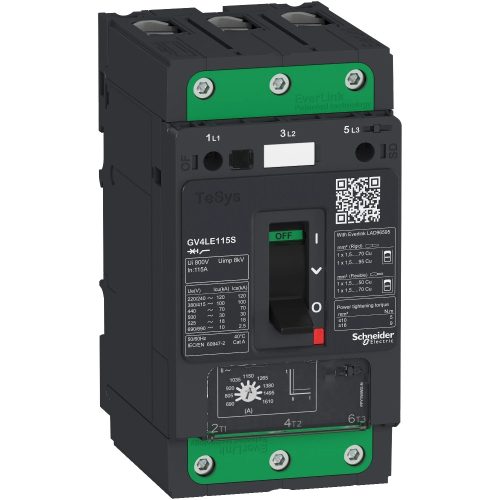 Schneider Electric GV4LE02S GV4LE motorvédő mágneses 2A 100kA EverLink