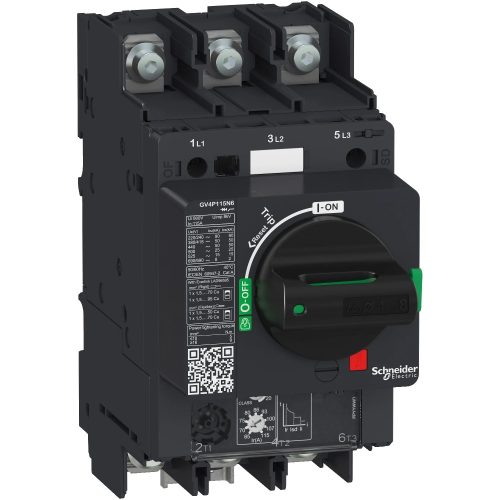 Schneider Electric GV4P115N6 GV4P motorvédő termikus-mágneses 115A 50kA kengyeles csavaros