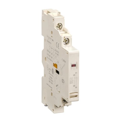 Schneider Electric GVAD0101 Segédérintkező blokk, oldalsó, 1NY hiba+1NY azonnali