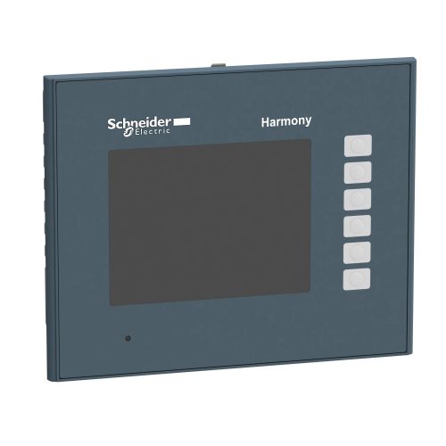 Schneider Electric HMIGTO1300FC Harmony GTO általános HMI panel, 3,5", 320x240 QVGA, 6 funkciógombbal, 64MB Flash EPROM, lakkozott