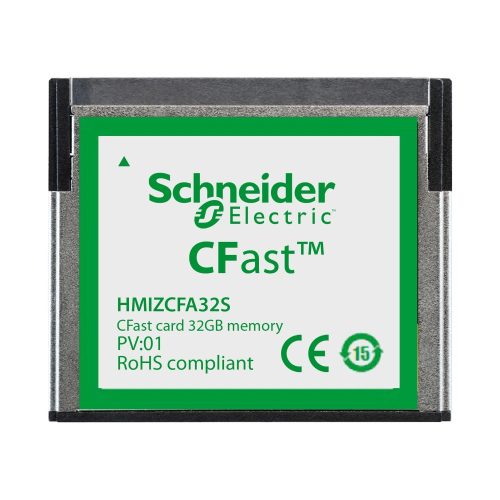 Schneider Electric HMIZCFA32S Harmony HMI kiegészítő, CFast memória kártya rendszer, 32GB, HMIG5U2 Box-hoz