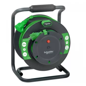   Schneider Electric IMT33151 Thorsman fém kábeldob 1 földelt aljzattal,25 fm PVC kábellel (H05VV-F 3x1,5) IP44