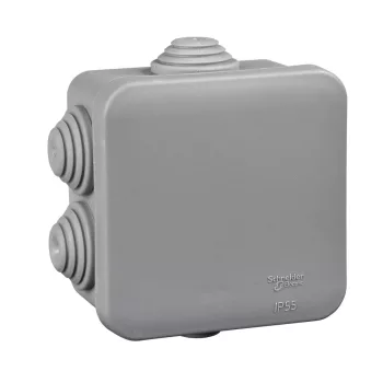   Schneider Electric IMT35090 MUREVA Falon kívüli kötődoboz, szögletes, 70x70x40, IP55, szürke