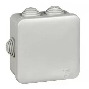   Schneider Electric IMT35092 MUREVA Falon kívüli kötődoboz, szögletes, 85x85x40, IP55, szürke