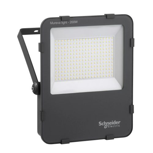 Schneider IMT47223 LED-es fényvető, 200 W teljesítménnyel, fekete színben, 6500K színhőmérséklettel, IP65-ös védelemmel, 20000 lm fényerővel (Mureva Lights)