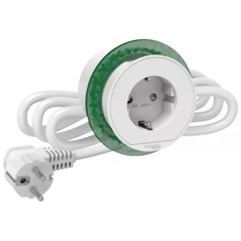   Schneider Electric INS44000 UNICA SYSTEM+ Bútorba süllyeszthető 2P+F csatlakozóaljzat 16A 250V fehér
