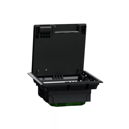 Schneider Unica System+ Padlódoboz, 8 modulos, műanyag, szürke – INS52120