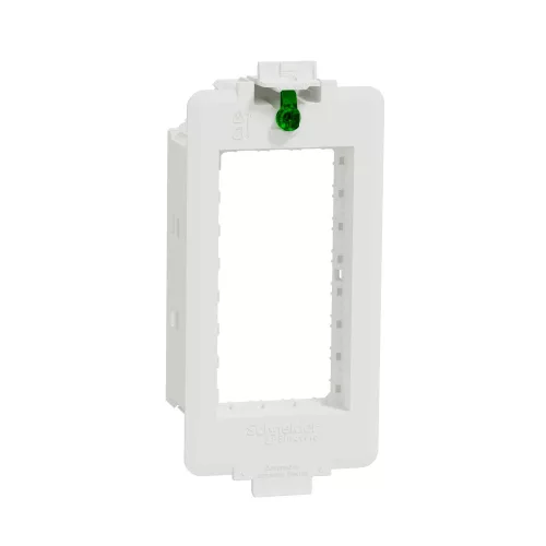 Schneider Unica System+ Rögzítőkeret padlódobozhoz, 4 modulos (5 db), fehér – INS52150