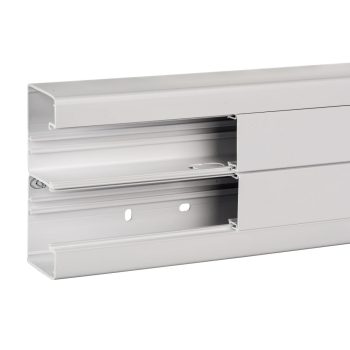   Schneider ISM10300P OPTILINE 45 kábelcsatorna fedéllel 140x55 mm, műanyag, polárfehér