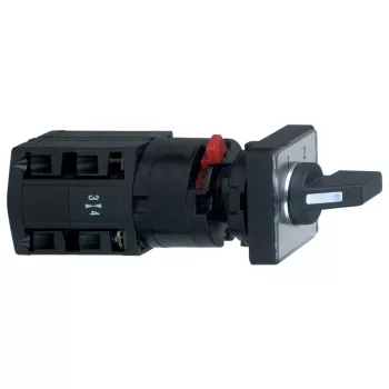   Schneider K10B011UCH Harmony K komplett bütykös kapcsoló, 10A, Ø16-22mm furat, 1P, 60°, 2 fokozatú átkapcsoló