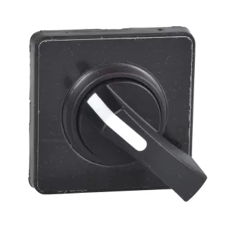  Schneider KAE1H Harmony K bütykös kapcsoló működtető fej 45 x 45 mm - fekete színű - fekete kar-üres:gravírozáshoz előkész.