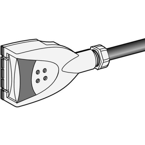 Schneider KBC10DCC21Z Canalis - 10 A-es leágazó dugaszolóelem