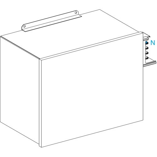 Schneider KSA1000ABG4 Canalis - Végbetápláló elem, 1000 A, bal