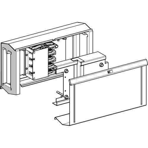 Schneider KSA400FA4 Canalis - Adapter régi KS sínhez 400 A