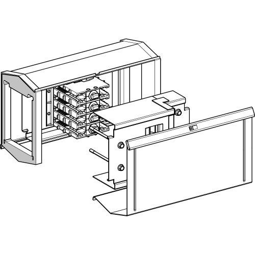 Schneider KSA500FA4 Canalis - Régi KS 500A-es sínhez adapter