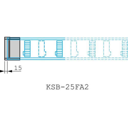 Schneider KSB25FA3 Canalis - Végborító 400 A