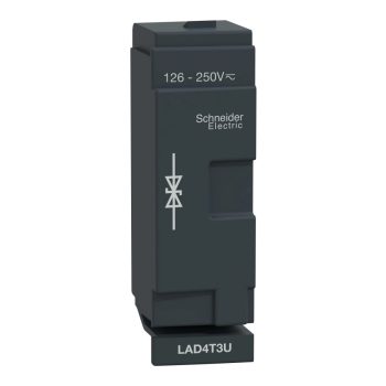   Schneider Electric LAD4T3U D40A-D65A kétirányú csúcskorlátozó dióda 126V to 250V AC/DC