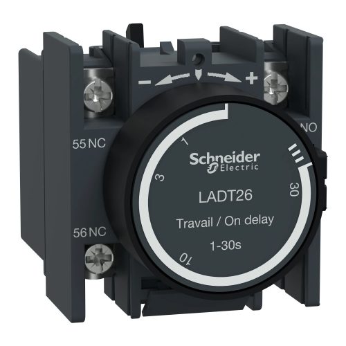 Schneider Electric LADT26 Behúzáskésleltető segédérintkező blokk