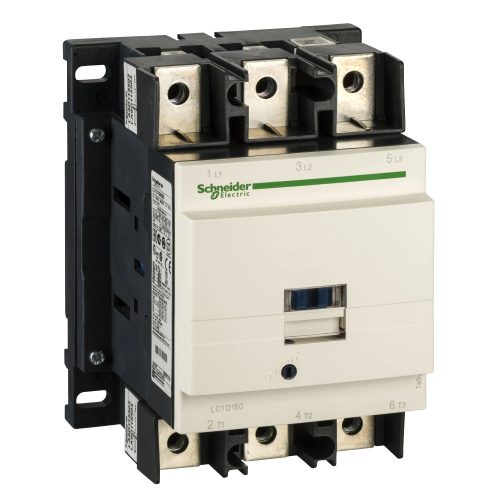 Schneider Electric LC1D1506F7 Mágneskapcsoló, 150A, 110VAC, sarus