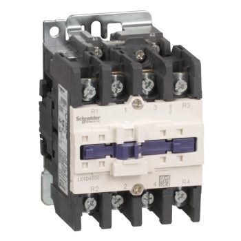   Schneider Electric, TeSys D, LC1D40008P7, Mágneskapcsoló, 60A (400V, AC1), 4 pólus, 2 Záró + 2 Nyitó főérintkező, 230V AC 50/60 Hz vezerlés, csavaros csatlakozás, TeSys D (Schneider LC1D40008P7)