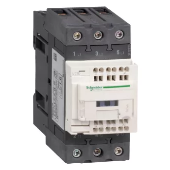   Schneider Electric LC1D40A3B7 3pólusú Everlink mágneskapcsoló (AC3, 400V 40A) rugós vezérlő sorkapoccsal 24V AC 50/60Hz