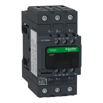   Schneider Electric LC1D40AP7TQ 3pólusú mágneskapcsoló Everlink (AC3, 400V 40A), tek. 230V AC 50/60HzMP