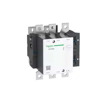   Schneider Electric, TeSys F, LC1F265, Mágneskapcsoló, 132kW/265A (400V, AC3), tekercs nélkül, csavaros csatlakozás, TeSys F (Schneider LC1F265)