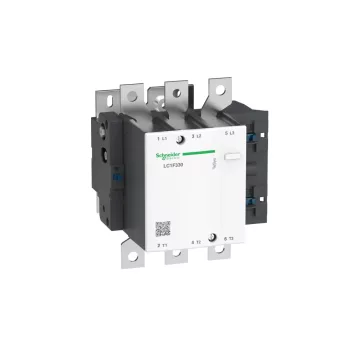   Schneider Electric, TeSys F, LC1F330F7, Mágneskapcsoló, 160kW/330A (400V, AC3), 110V AC 40..400 Hz vezerlés, csavaros csatlakozás, TeSys F (Schneider LC1F330F7)