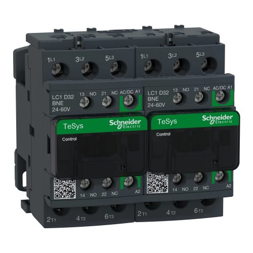 Schneider Electric LC2D32BNE TESYS D irányváltó kontaktor GREEN-3P 440V 25A 24VAC