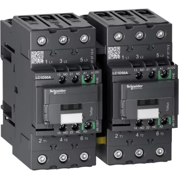   Schneider Electric LC2D50AEHE TESYS D irányváltó kontaktor GREEN-3P 440V 50A 110VAC