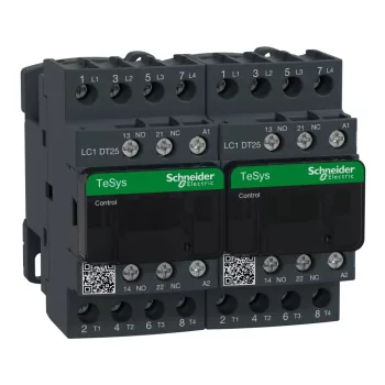   Schneider Electric LC2DT25P7 AC irányváltó, 25A (AC1), csavaros csatlakozású, 4Z pólus