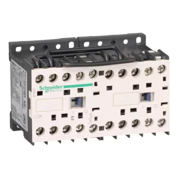   Schneider Electric, Forgásirányváltó magneskapcsoló, 7,5kW/16A (400V, AC3), 24V AC 50/60 Hz vezerlés, 1Z, csavaros csatlakozás, TeSys K (Schneider LC2K1610B7)