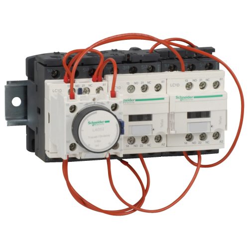 Schneider Electric LC3D090AP7 7,5kW (400V), csillag-delta indító mechanikus retesszel, sínre szerelt