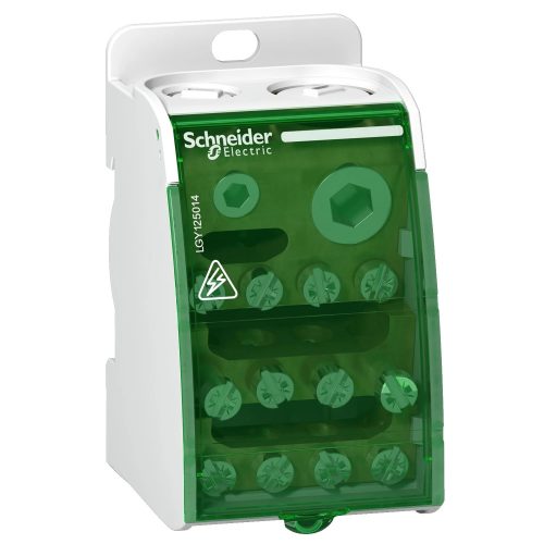 Schneider LGY125014 LINERGY DS csavaros elosztó blokk, 250A, 1P, 14 lyuk