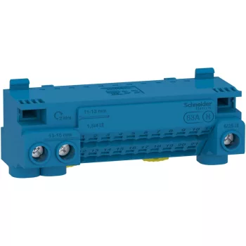 Schneider Electric Linergy kék csatlakozóblokk 24 kimenet 63 A – LGYT1N24