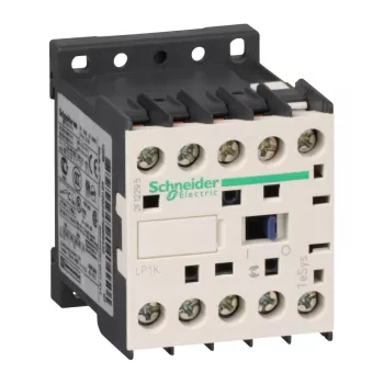   Schneider Electric, TeSys K, LP1K0601FD, Mágneskapcsoló, 2,2kW/6A (400V, AC3), 110V DC vezerlés, 1Ny, csavaros csatlakozás, TeSys K (Schneider LP1K0601FD)