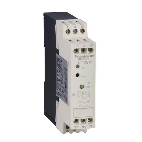 Schneider Electric LT3SM00ED Kézi reset, zárlatérzékelő, hibajelző LED, teszt+reset gomb, 24/48V DC