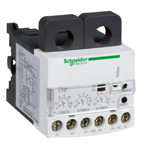 Schneider Electric LT4706M7A Elektronikus relé automatikus reset, 0.5-5A, 220VAC