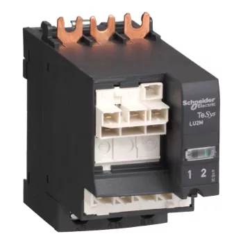   Schneider Electric LU2MB0B Irányváltó blokk energiaátviteli alapmodul alá közvetlenül, 32A, 24VAC