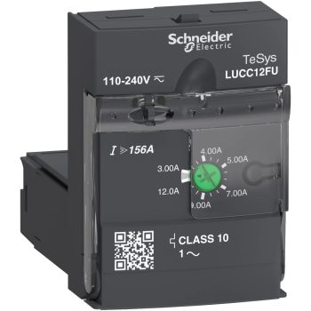   Schneider Electric LUCC12FU Vezérlőegység, 3-12A, 110-240VAC/DC, 10-es osztályú, 1-fázisú