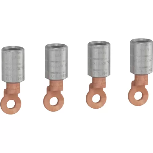 Schneider ComPacT NSXm Krimpelhető alumínium saru 120 mm², 4 darabos készlet – LV426977