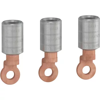 Schneider ComPacT NSXm Krimpelhető alumínium saru 95 mm², 3 darabos készlet – LV426984