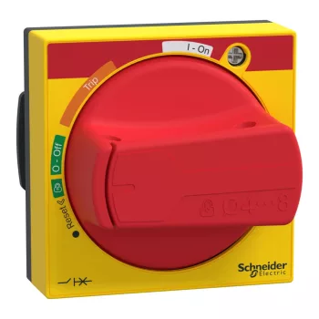 Schneider ComPacT NSXm Univerzális kilincses hajtás, vörös-sárga – LV426998T