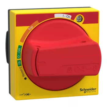 Schneider ComPacT NSXm Univerzális kilincses hajtás, vörös-sárga, IP65 – LV426999T