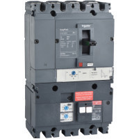 Schneider LV525411 EasyPact CVS250F 4P 36kA komplett megszakító TM160D 4P4D kioldóval és VIGI MH modullal