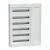 Schneider PrismaSeT S LVSSD624 elosztószekrény, falon kívüli, 6x24 modul, kábelvezető csatornával