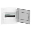 Schneider Electric PrismaSeT XS LVSXP113 süllyesztett elosztó  - 13 modul - 1 sor, füstszínű ajtóval IP40, PE+N sínnel - Méretek : 360x351x129mm - max 63A