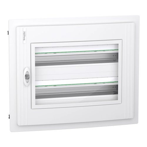 Schneider Electric PrismaSeT XS LVSXP224 süllyesztett elosztó  - 48 modul - 2 sor, átlátszó ajtóval IP40, PE+N sínnel - Méretek : 510x648x129mm - max 125A